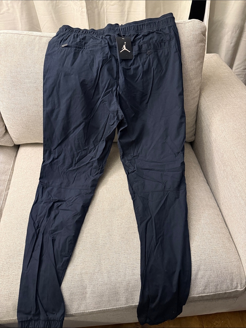 Jordan Men's Dark Navy Athletic Joggers - Picture 2 of 2